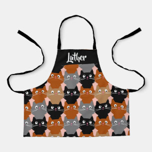 Happy cats apron