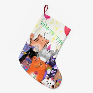 Happy Cats Christmas Stocking
