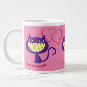 Happy Cats  Large Coffee Mug