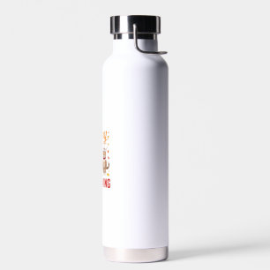 Happy Catsgiving Cats Halloween Thanksgiving Cat F Water Bottle