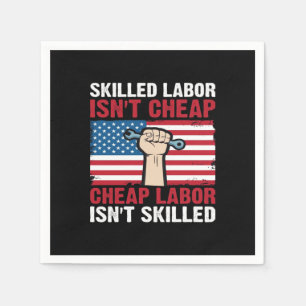 Happy Celebrate Labor Day Festival 2025 Classic- S Napkin