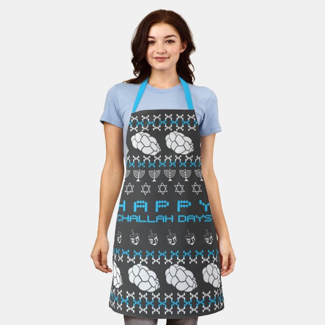 Happy Challa Days Apron (Worn)