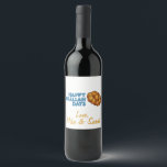 Happy Challah Days Hanukkah Chanukah Holiday Gift Wine Label<br><div class="desc">Wine bottle label design features an original marker illustration of a loaf of braided challah bread, with HAPPY CHALLAH DAYS in a fun font. Simply personalize for a unique Hanukkah gift. Don't see what you're looking for? Need help with customization? Click "contact this designer" to have something created just for...</div>