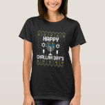 Happy Challah Day's T-Shirt<br><div class="desc">Challah at ya boy, ugly hanukkah, jewish hanukkah, chanukah, chanukiah, menorah, dreidel, challah bread, latkes, jewish christmas, jewish girls, jewish girls, jewish men, jewdolph, ugly sweatshirt, matzo ball, deck the halls matballs, hanukkah naughty, ugly christmas, hanukkah naughty nice jewish, merry christmukkah, meowzel tov, meowzel tov chanukah, jewish cat owner, jewish...</div>