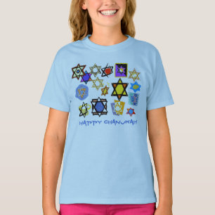 HAPPY CHANUKAH GIRL'S SHIRTS & HOODIES - JUDAICA 