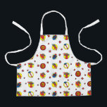 Happy Chanukah Judah Maccabee Pattern Apron<br><div class="desc">Happy Chanukah, Judah Maccabee Patterned Apron. Personalize by deleting text and adding your own. Use your favourite font style, colour, and size. Be sure to choose size and strap colour. All design elements can be transferred to other Zazzle products and edited. Happy Hanukkah! Thanks for stopping by. Much appreciated! Size:...</div>