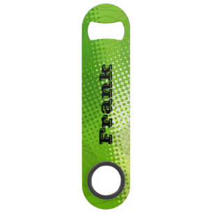 HAPPY CHEERS! LIME GREEN ..ADD YOUR Name & Message Bar Key