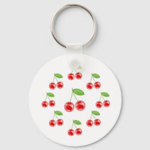 happy cherries, happy cherries, happy cherries,... keychain