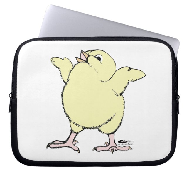 Happy Chick Laptop Sleeve (Front)