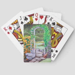 Happy Chicken Garden Playing Cards