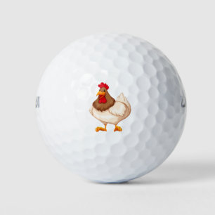 Happy chicken golf balls