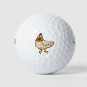 Happy chicken golf balls