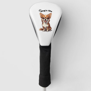 Happy Chihuahua � Cute Design for Dog Lovers Golf Head Cover