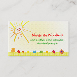 happy children business card