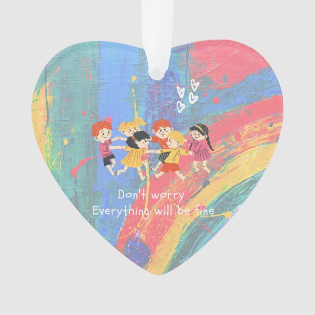 Happy Children Ornament (Front)