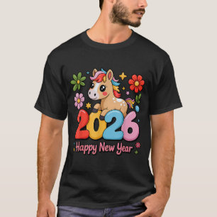 Happy Chinese Lunar New Year 2026 Year Of The Fire T-Shirt