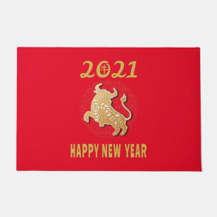 Happy Chinese New Year 2021 Doormat