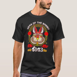 Happy Chinese New Year 2023 Year of the Rabbit Hor T-Shirt