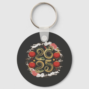 Happy Chinese New Year 2025 Snake Culture Keychain