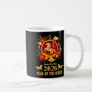 Happy Chinese New Year 2026 Lunar Year Of The Hors Coffee Mug