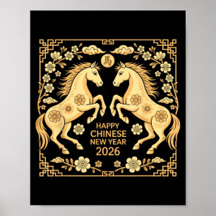 Happy Chinese New Year 2026 Tee Lunar New Year Of Poster