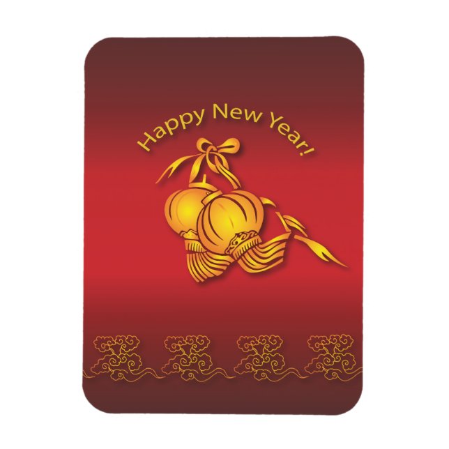 Happy Chinese New Year! Magnet (Vertical)