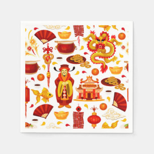 Happy Chinese New Year  Napkin