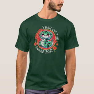Happy Chinese New Year of the Snake 2025 Cute T-Shirt