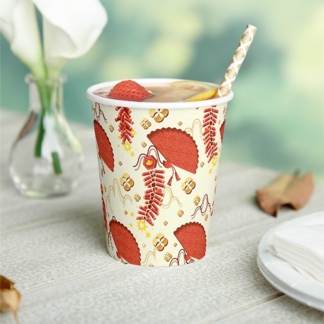 Happy Chinese New Year Paper Cups (Insitu)