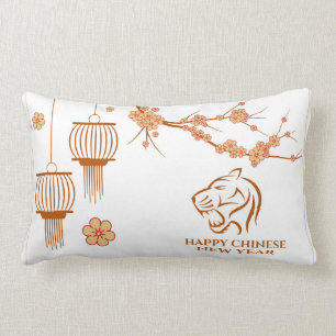Happy Chinese New Year (Tiger) Lumbar Pillow