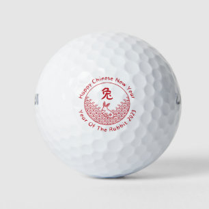 Happy Chinese New Year - Year Of The Rabbit 2023 Golf Balls