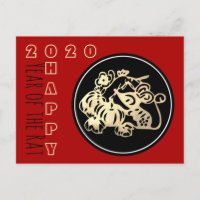 Happy Chinese Rat New Year 2020 Paper-cut 1 HHP