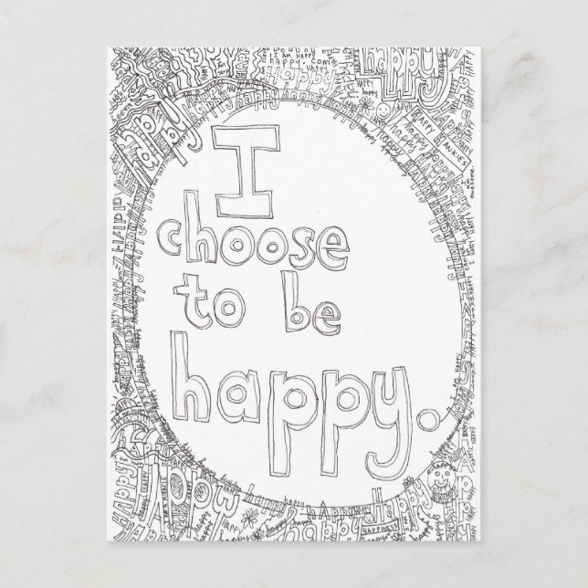 happy choice postcard (Front)