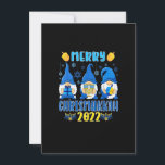 Happy Chrismukkah Christmas and Hanukkah Gnomes Invitation<br><div class="desc">Gnomes Thanksgiving Halloween Merry Christmas and Happy Hallothanksmas outfit is gift for boys,  girls,  kids,  mom,  dad,  grandma,  men,  women,  teacher. October,  November,  And December,  Mix of Winter and Autumn! Celebrate the holidays with friends and family</div>