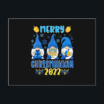 Happy Chrismukkah Christmas and Hanukkah Gnomes Postcard<br><div class="desc">Gnomes Thanksgiving Halloween Merry Christmas and Happy Hallothanksmas outfit is gift for boys,  girls,  kids,  mom,  dad,  grandma,  men,  women,  teacher. October,  November,  And December,  Mix of Winter and Autumn! Celebrate the holidays with friends and family</div>
