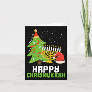 Happy Chrismukkah Christmas And Hanukkah Religion Card