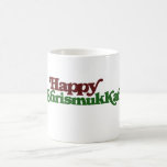 Happy Chrismukkah Coffee Mug<br><div class="desc">Christmas Hanukkah for a mixed religion family christmukkah</div>
