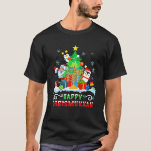 Happy Chrismukkah Funny Christmas Hanukkah Xmas Je T-Shirt