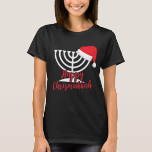 Happy Chrismukkah Funny Hanukkah and Christmas Gif T-Shirt