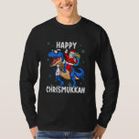 Happy Chrismukkah Funny Hanukkah Christmas Jewish T-Shirt<br><div class="desc">Happy Chrismukkah Funny Hanukkah Christmas Jewish Xmas Kids Shirt. Perfect gift for your dad,  mom,  papa,  men,  women,  friend and family members on Thanksgiving Day,  Christmas Day,  Mothers Day,  Fathers Day,  4th of July,  1776 Independent day,  Veterans Day,  Halloween Day,  Patrick's Day</div>