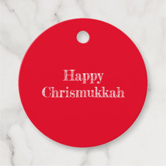 Happy Chrismukkah Gift Tag