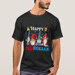 Happy Chrismukkah Gnomes Christmas Hanukkah T-Shirt