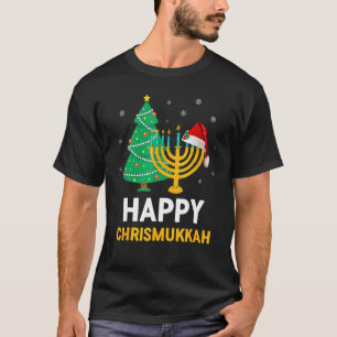 Happy Chrismukkah  Hanukkah And Christmas T-Shirt