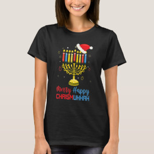 Happy Chrismukkah Hanukkah Christmas Jewish Xmas K T-Shirt