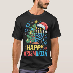 Happy Chrismukkah Holiday Christmas And Hanukkah S T-Shirt