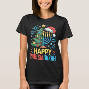 Happy Chrismukkah Holiday Christmas And Hanukkah S T-Shirt