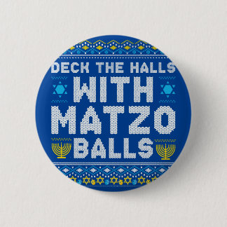 Happy Chrismukkah Jewish Christmas Hanukkah 2 Inch Round Button