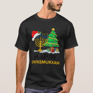 Happy Chrismukkah Jewish Christmas Hanukkah Holida T-Shirt