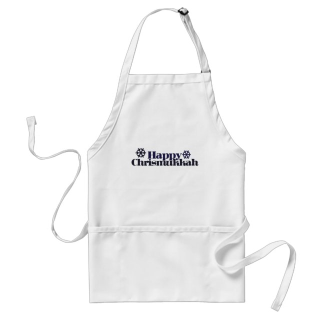 Happy chrismukkah standard apron (Front)