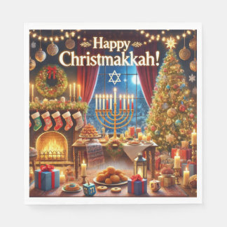 Happy Christmakkah! Napkin